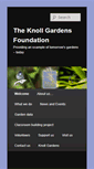 Mobile Screenshot of knollgardensfoundation.org